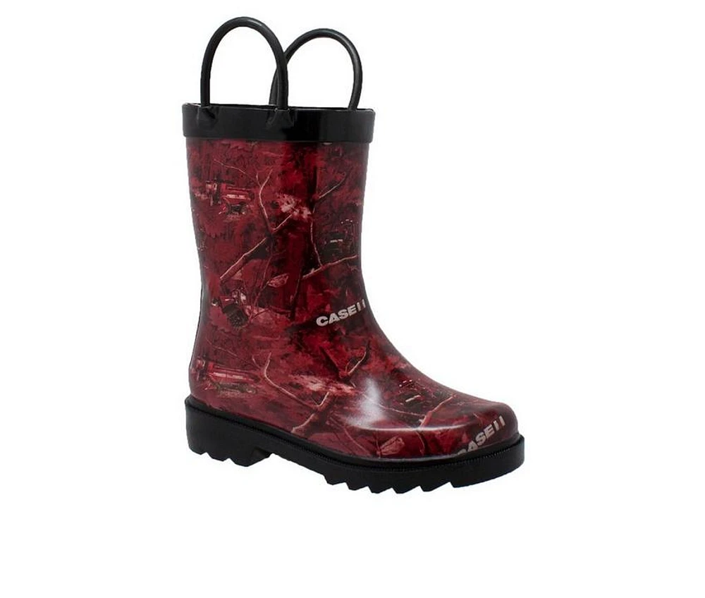 Boys' Case IH Toddler Camo Rubber Rain Boots