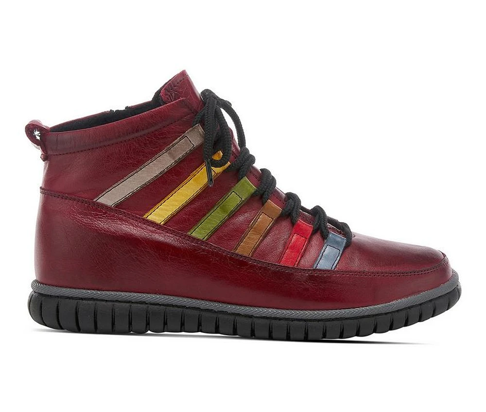 Women's SPRING STEP Mambo Lace Up Sneaker Booties