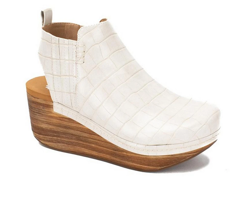 Women's Yellow Box Barty Wedge Clogs