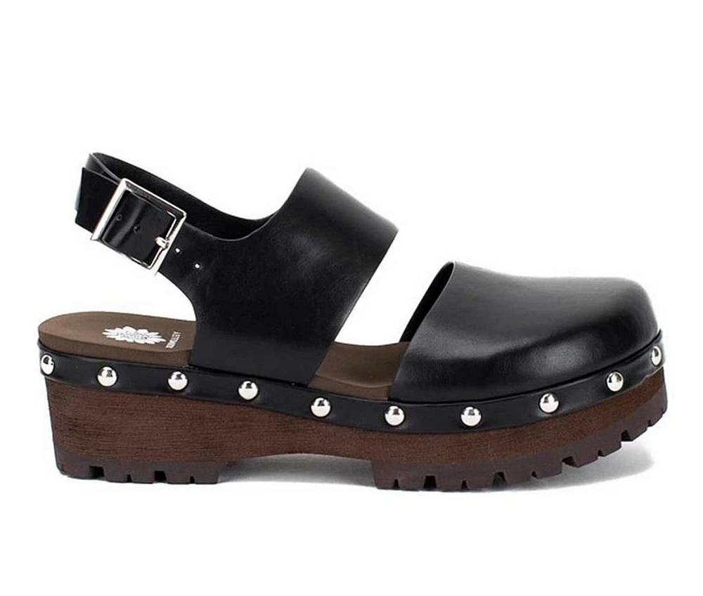 Women's Yellow Box Renavi Mary Jane Clogs