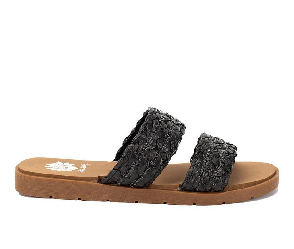 Women's Yellow Box Filbert Sandals
