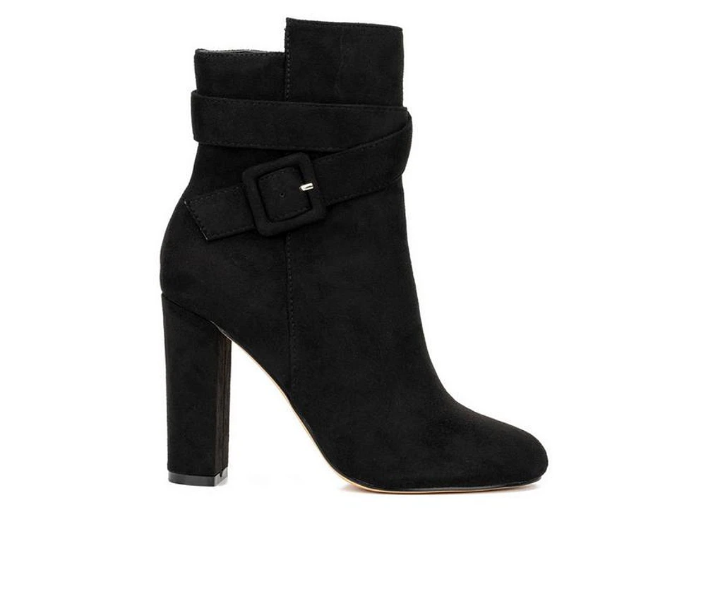 Women's New York and Company Luella Heeled Booties