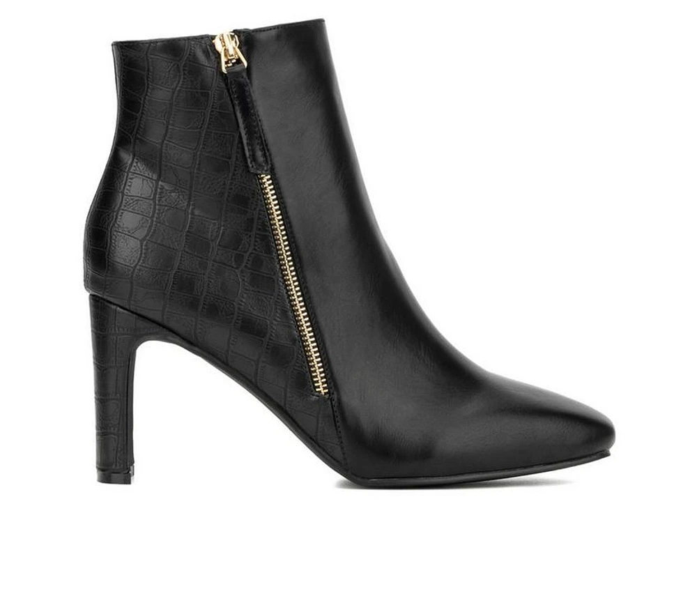 Women's New York and Company Una Heeled Booties