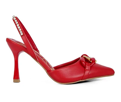 Women's London Rag Pull Pumps