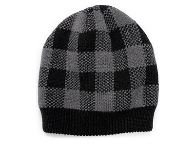 MUK LUKS Men's Print Heat Retainer Beanie