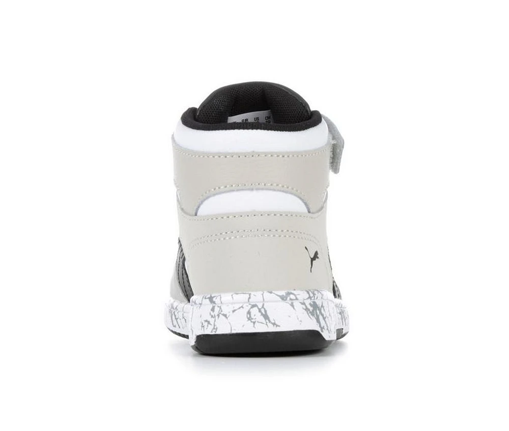 Boys' Puma Little Kid & Big Rebound Layup Mid Marble Sneakers