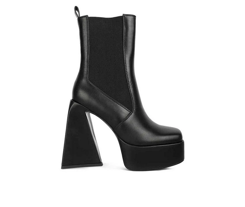 Women's London Rag Frosty Platform Heeled Booties