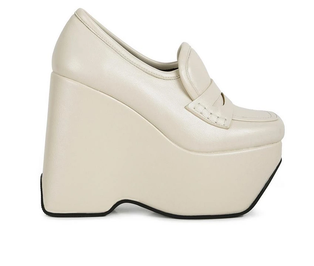 Women's Rag & Co Gilliam Platform Wedge Loafers