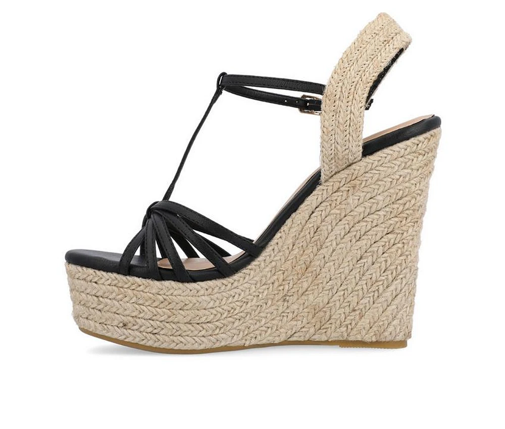 Women's Journee Collection Yara Espadrille Wedge Sandals