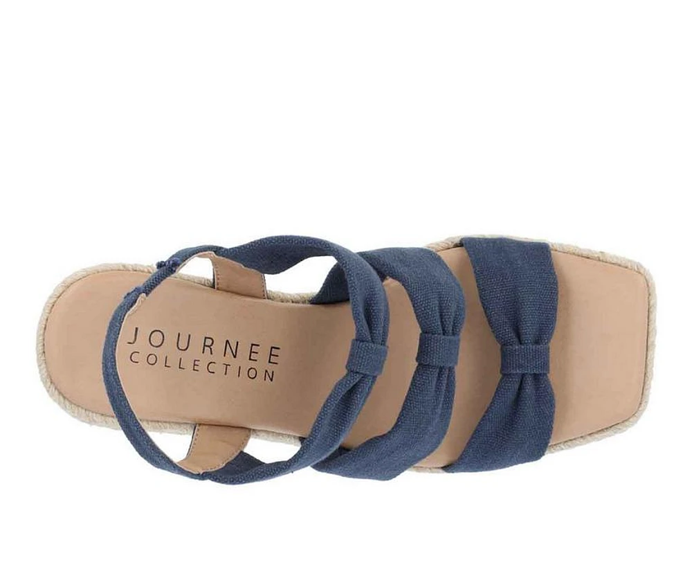 Women's Journee Collection Santorynn Espadrille Wedge Sandals