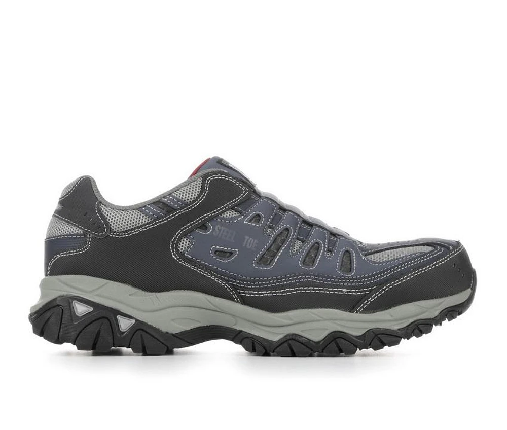 Men's Skechers Work 77161 Cankton Steel Toe Shoes