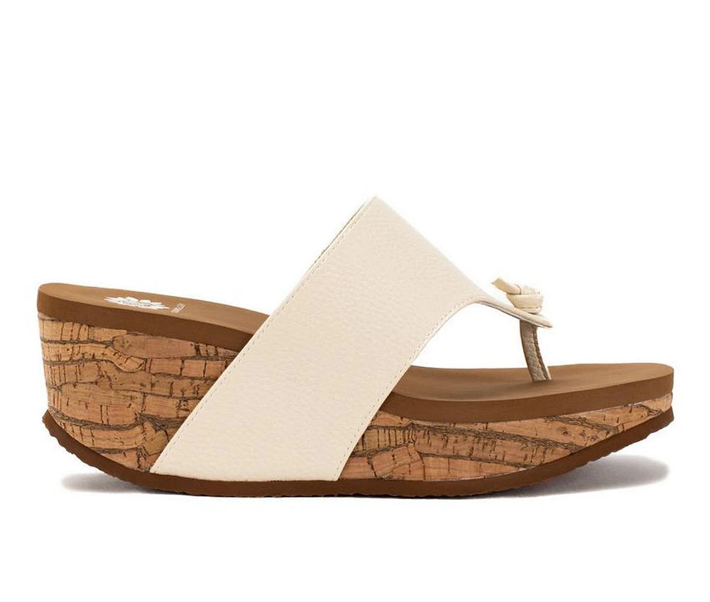Women's Yellow Box Carily Wedge Sandals