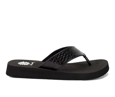 Women's Yellow Box Fina Flip-Flops