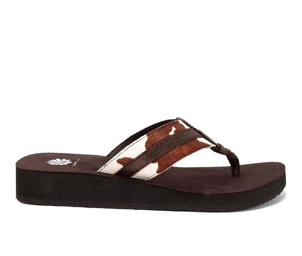 Women's Yellow Box Jafna Flip-Flops