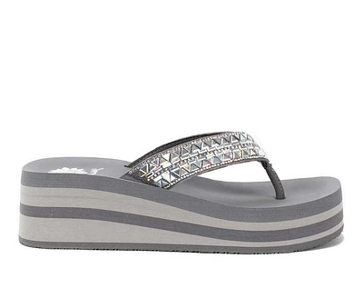 Women's Yellow Box Kaduna Flip-Flops