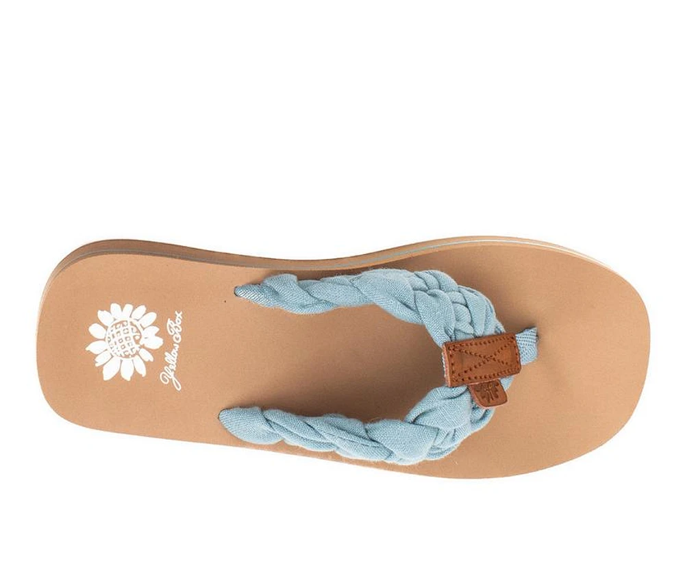 Women's Yellow Box Karnika Flip-Flops