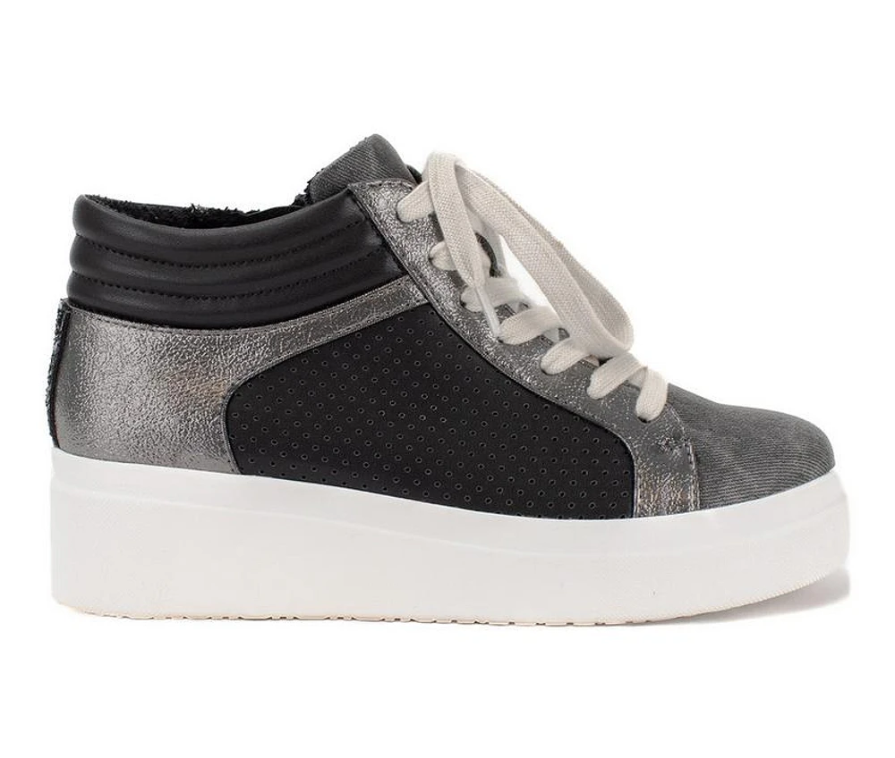Women's Yellow Box Espaloma High Top Fashion Sneakers