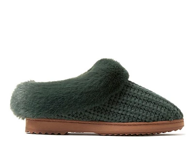 Dearfoams Hannah Festive Knit Clog Slippers