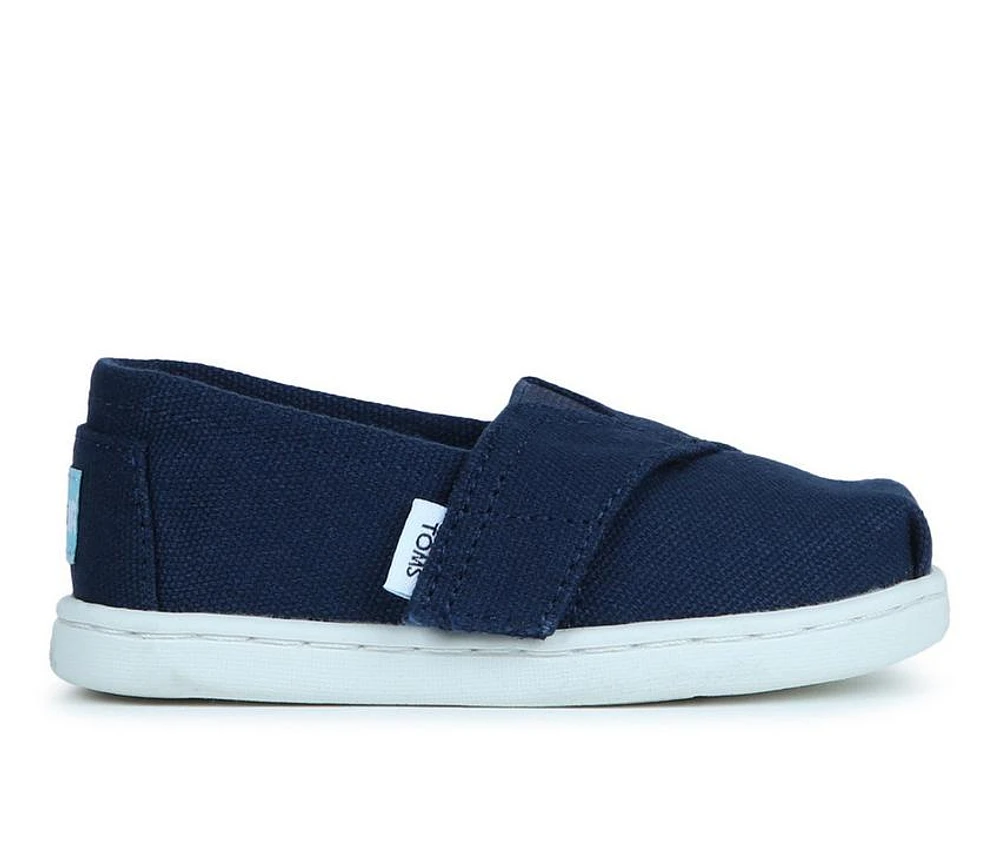 Kids' TOMS Infant & Toddler Little Kid Alpargata Navy Slip-On Shoes