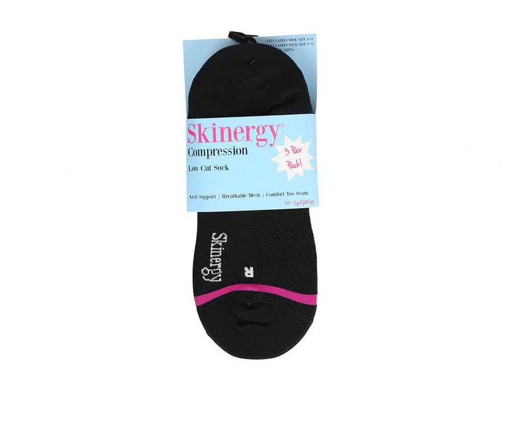 LEGALE 3PK Compression Lowcut Socks