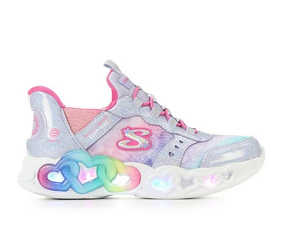 Girls' Skechers Little Kid & Big Infinite Heart Slip-Ins Light-Up Shoes