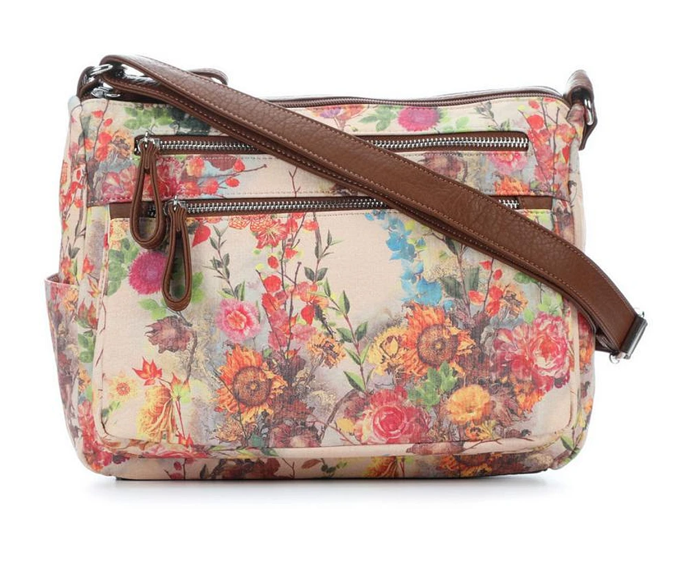 Bueno Of California Print Grainy Washed Handbag