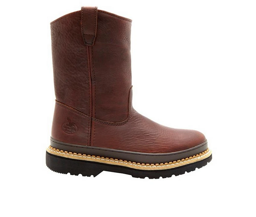 Men's Georgia Boot 9" Giant Steel Toe Pull-On Work Boots
