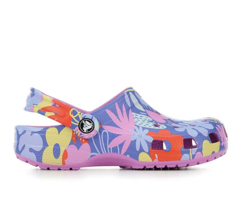 Girls' Crocs Little Kid & Big Classic Print Floral Clogs