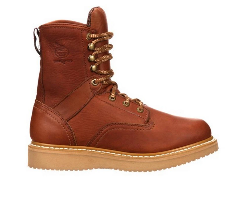 Men's Georgia Boot 8" Wedge Work Boots