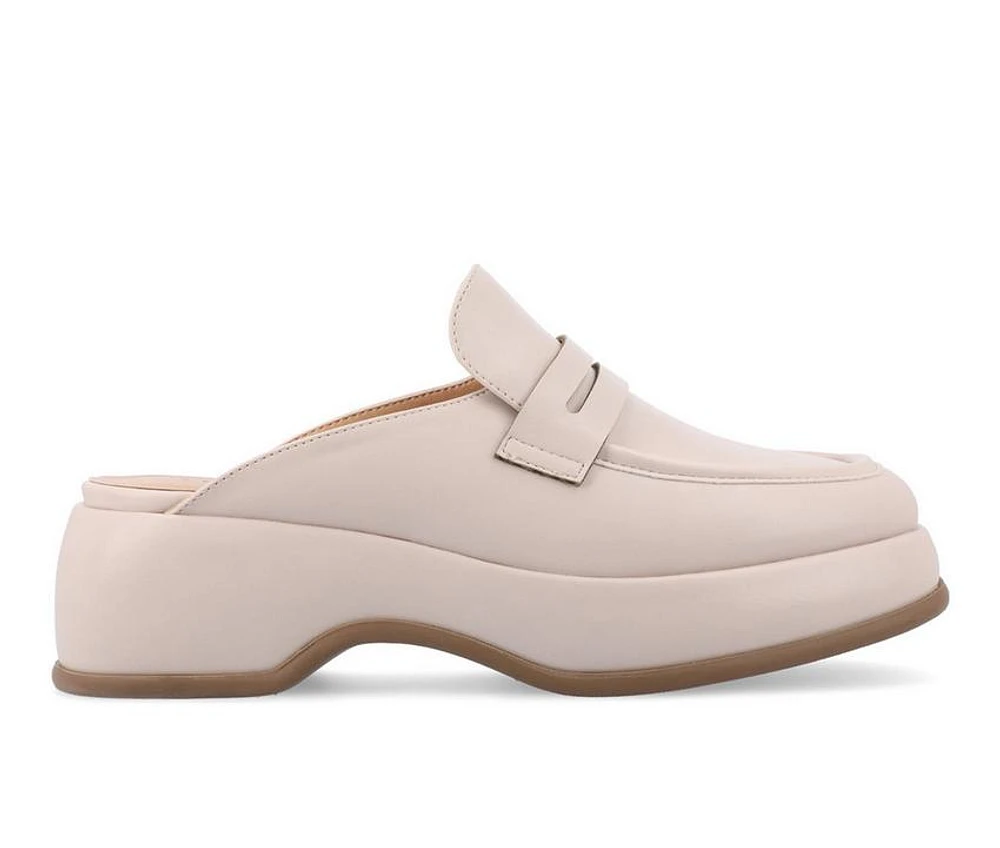 Women's Journee Collection Antonina Platform Loafer Mules