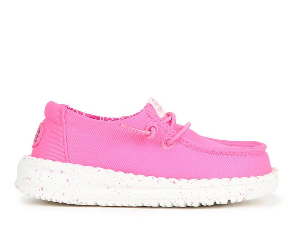 Girls' HEYDUDE Toddler Wendy Y Canvas Casual Shoes