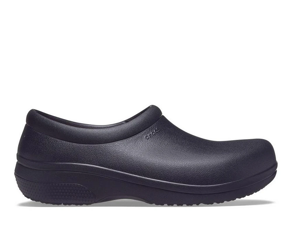 Men's Crocs Work Mens On The Clock Literide Slip Safety Shoes