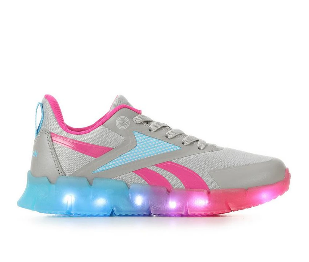 Girls' Reebok Little Kid & Big Zig N' Glow Running Shoes