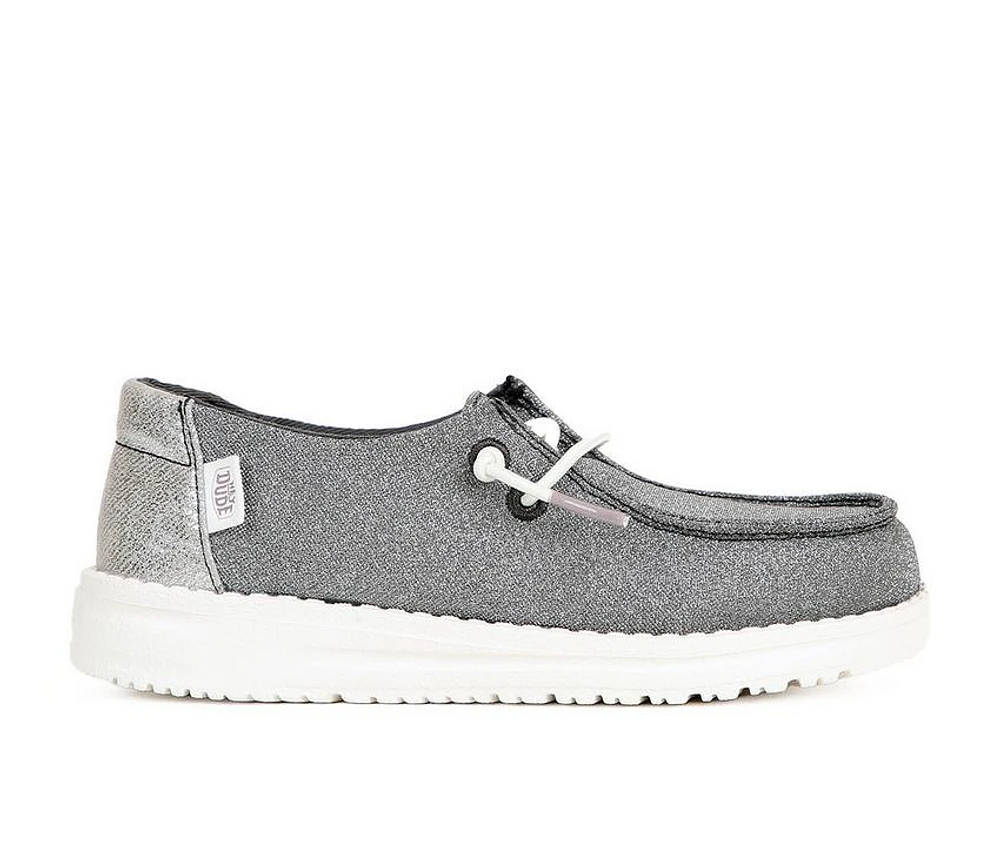 Kids' HEYDUDE Toddler Wendy Metallic Casual Shoes
