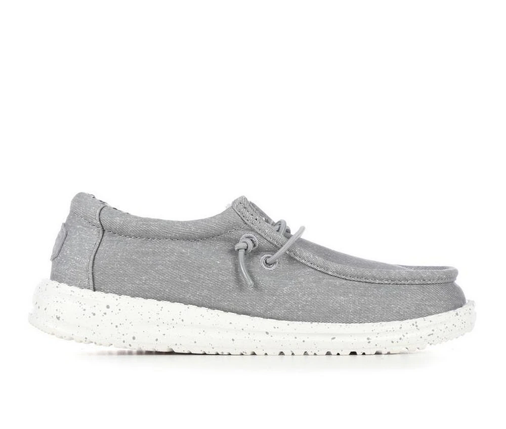 Kids' HEYDUDE Little Kid & Big Wally Canvas Casual Shoes
