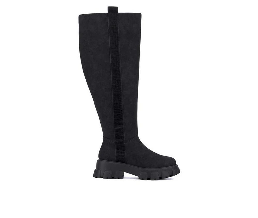 Women's Fashion to Figure Jaime Wide Calf Knee High Boots