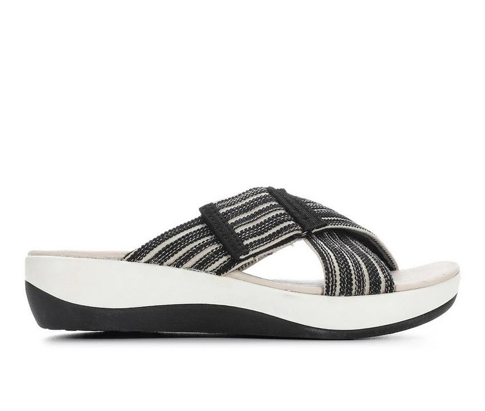 Women's Clarks Arla Wave Wedge Sandals