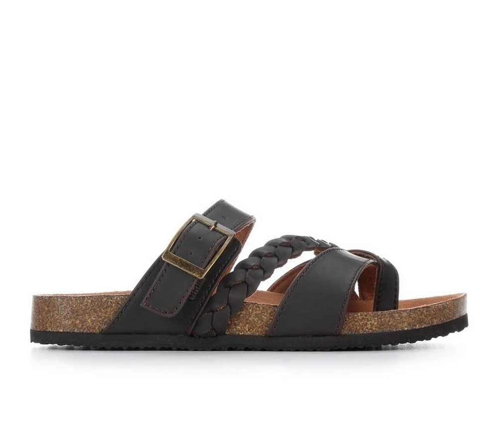 Girls' White Mountain Little Kid & Big Gramma Footbed Sandals