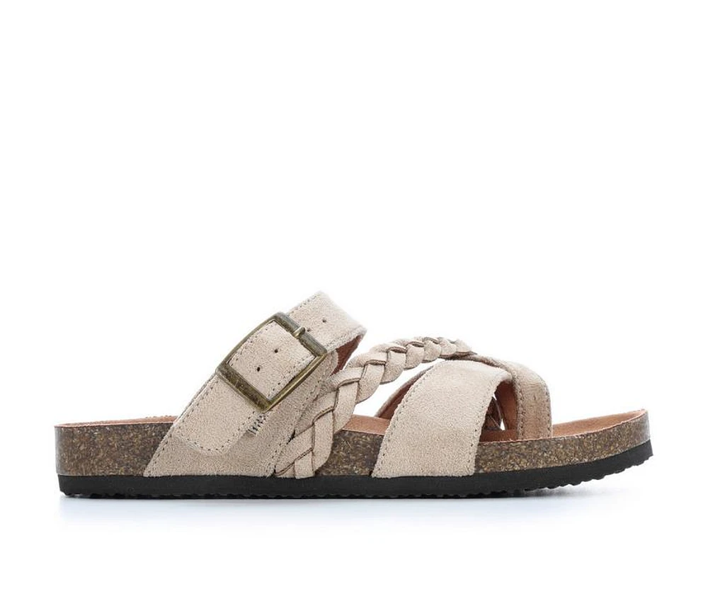 Girls' White Mountain Little Kid & Big Gramma Footbed Sandals