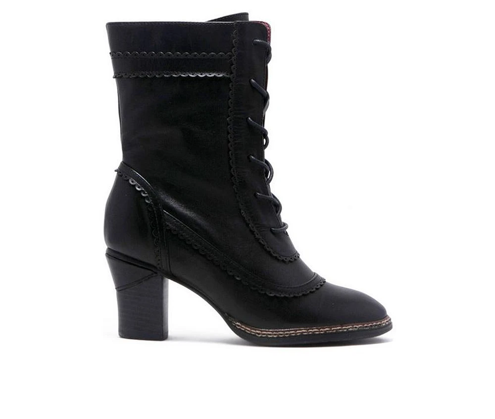 Women's Chelsea Crew Glimpse Mid Calf Lace Up Heeled Boots