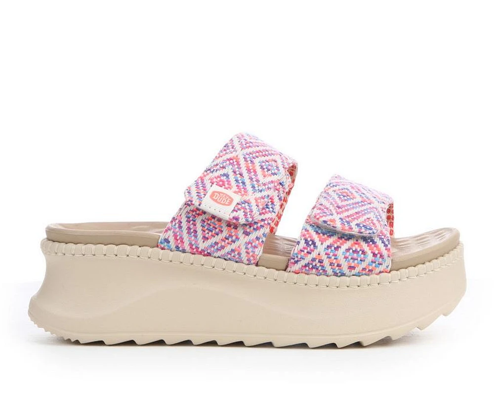 Women's HEYDUDE Delray Platform Wedge Sandals