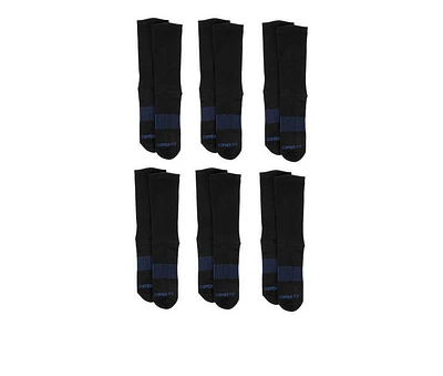 Copper Fit 6 Pack Men's Energy Crew Socks