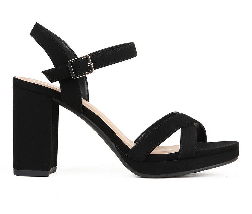 Women's Heart D Martel-S Block-Heel Dress Sandals