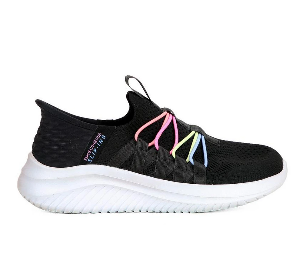 Girls' Skechers Little Kid & Big Ultra Flex 3.0 Bungee Fun Sneakers