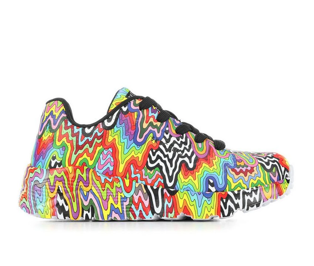 Girls' Skechers Street Little Kid & Big Uno Lite Jen Stark Print Sneakers