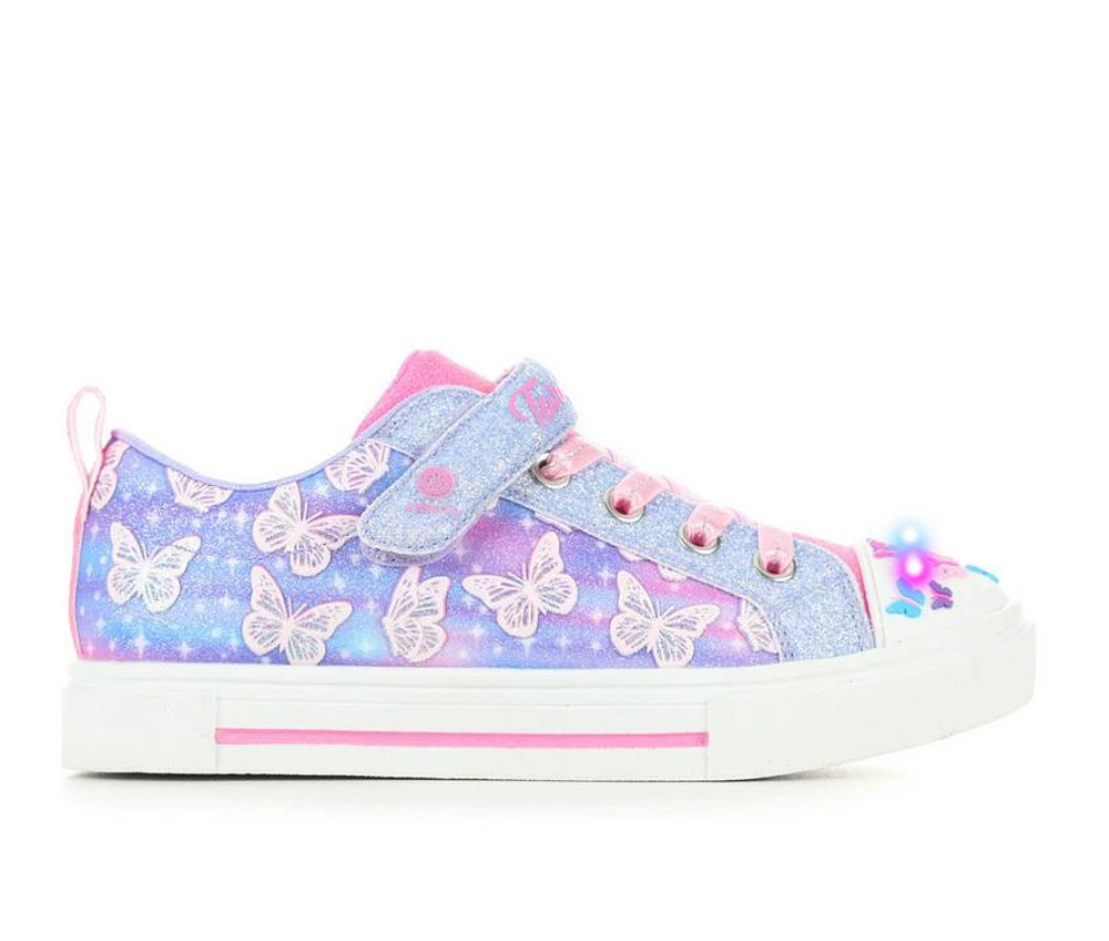 Girls' Skechers Little Kid Twinkle Sparks Butterfly Light-Up Sneakers