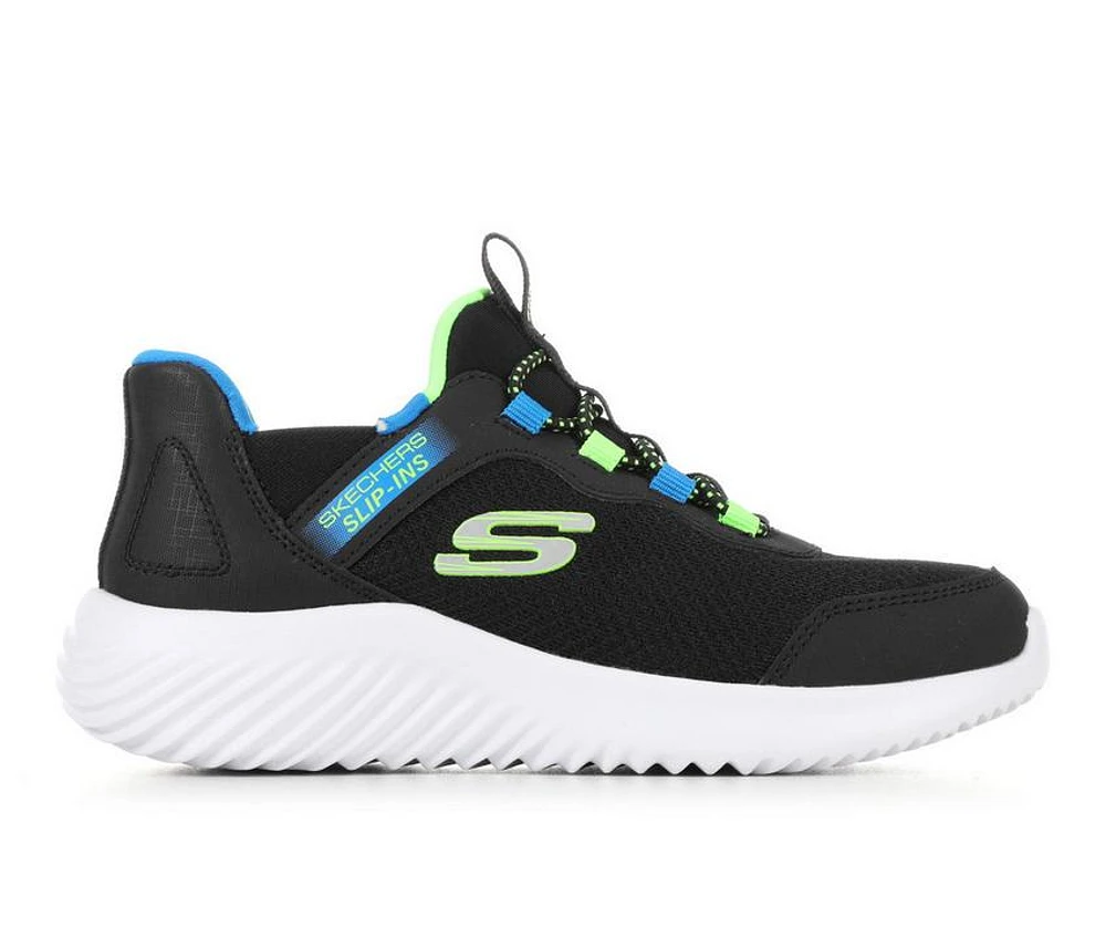 Boys' Skechers Boys Bounder Brisk Burst Slip-Ins Running Shoes