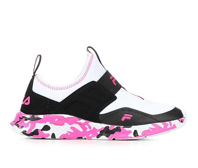 Girls' Fila Little Kid & Big Landbuzzer Camo Running Shoes