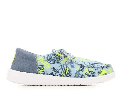 Boys' HEYDUDE Little Kid & Big Kid Wally Funk Graffiti Casual Shoes