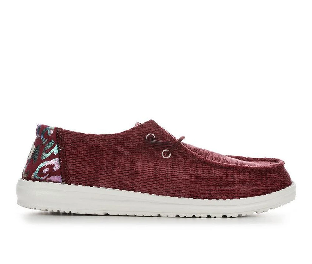 Women's HEYDUDE Wendy Corduroy Leo Casual Shoes